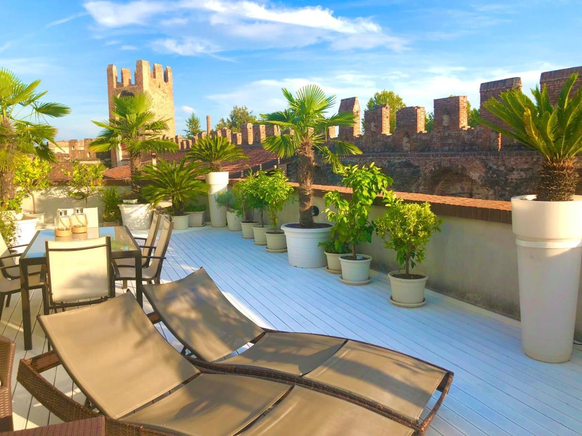 Ca' Del Sole - Attico Panoramico In Centro Storico Apartment Montagnana  Ngoại thất bức ảnh