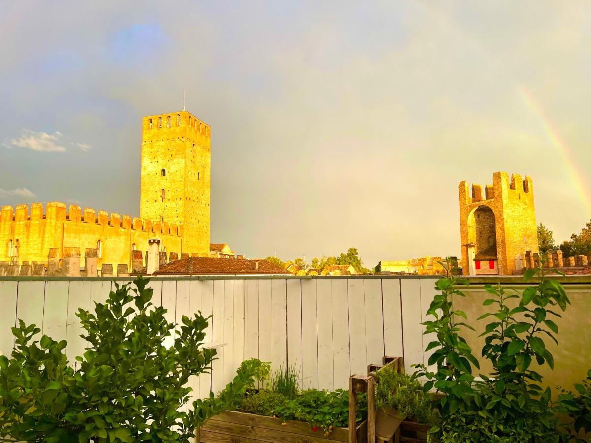 Ca' Del Sole - Attico Panoramico In Centro Storico Apartment Montagnana  Ngoại thất bức ảnh
