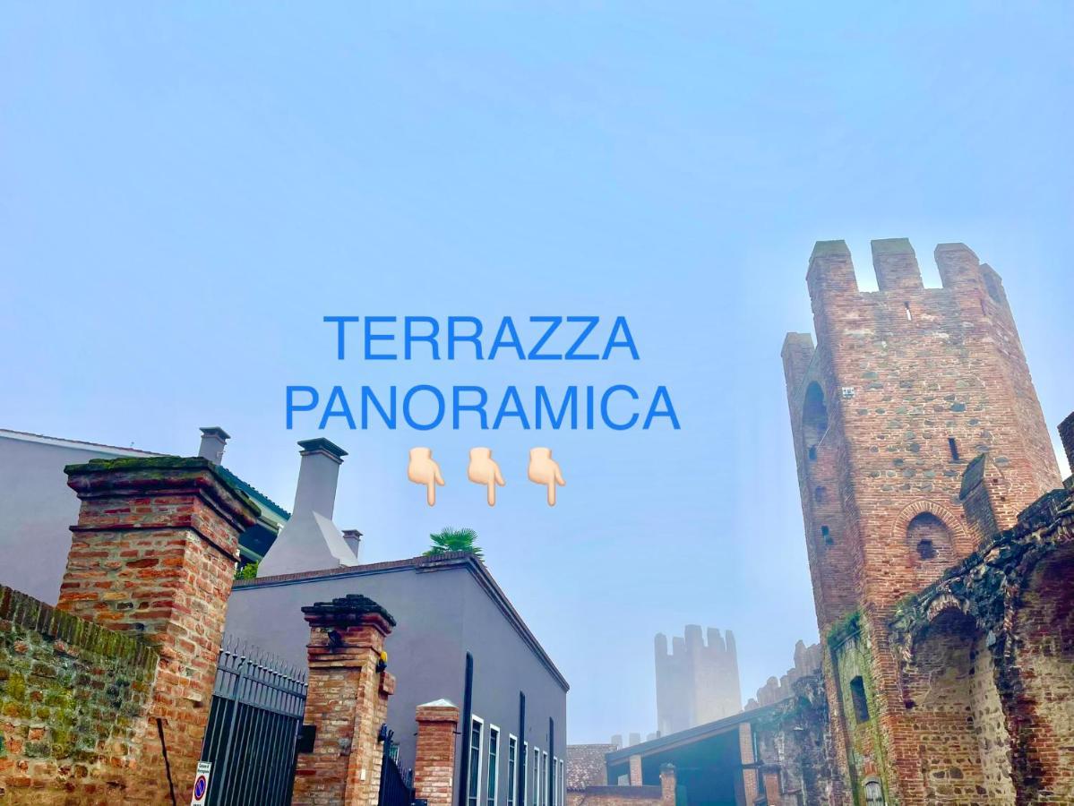 Ca' Del Sole - Attico Panoramico In Centro Storico Apartment Montagnana  Ngoại thất bức ảnh